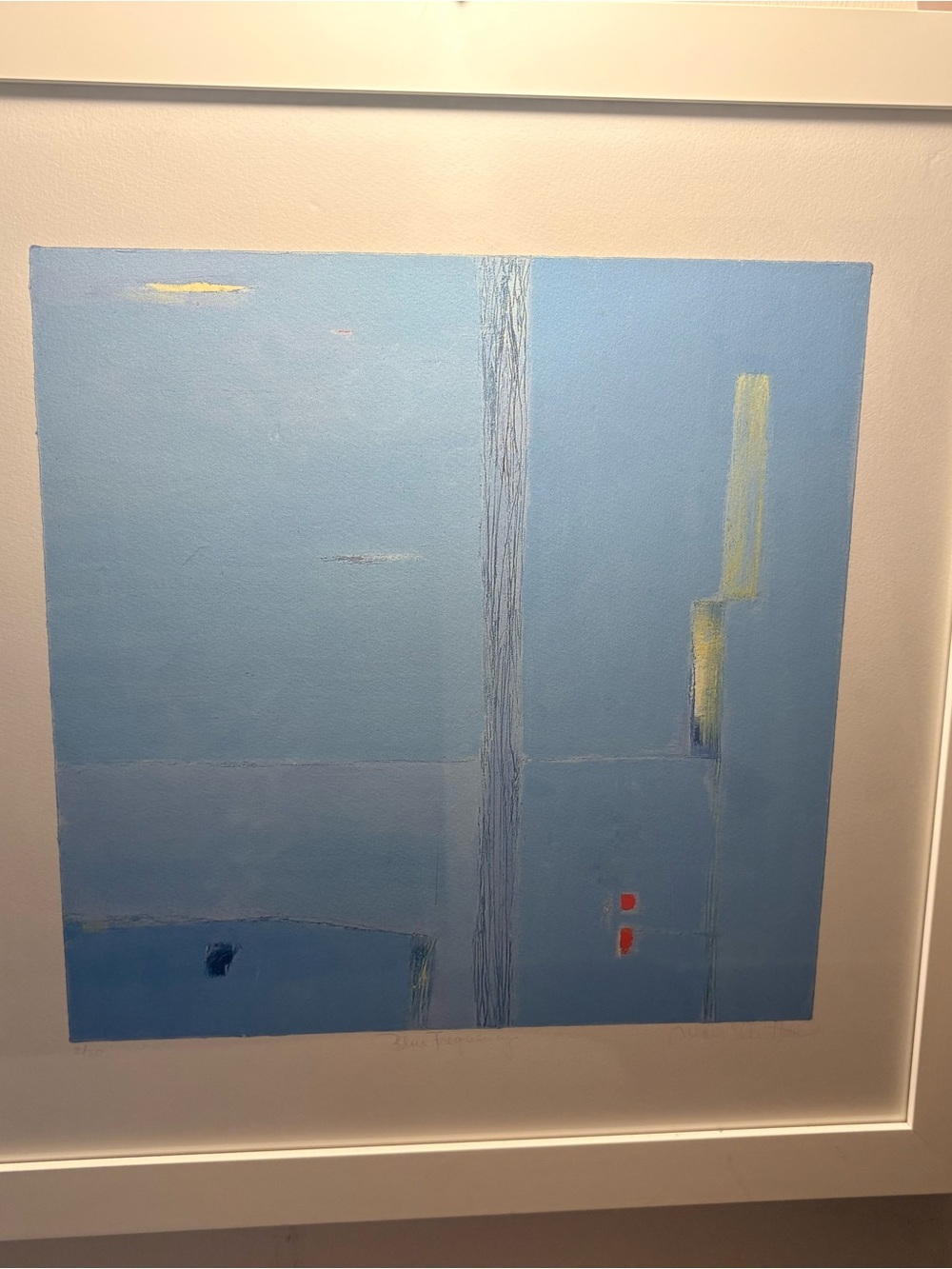Limited Edition “Blue Frequency” Wall Art, Edition 2/20